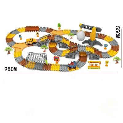 China 2022 New Arrival 271Pcs Eco-friendly Material Plastic Car Track Toy For Children Gifts for sale