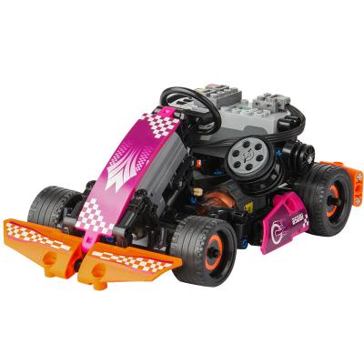 China Hot Sales DIY Brick Amazon Building Die King Kart Car Model Building Block For High Tech 18026 APP RC Birthday Gifts for sale