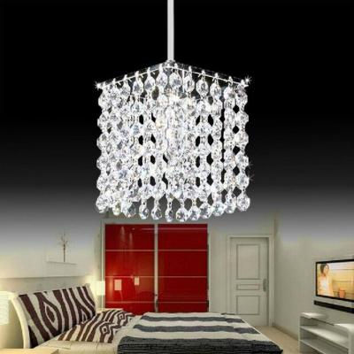 China Modern Simple LED Crystal Chandelier Led Lamp High Light Efficiency Iron High Quality Lighting Crystal Chandeliers Led Chandelier E27 Pendant/Droplight for sale