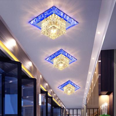 China Modern Modern LED Square Surface Mounted Recessed Ceiling Lights Aisle Light For Living Room Dining Room Corridor for sale