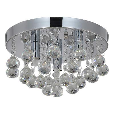 China Surface Mounted Modern Simple Crystal Decorative Ceiling Lights For Dining Room Bedroom Aisle Corridor for sale