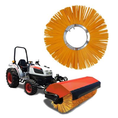 China Cleanging PP Wire Airport Runway Sweeper Brush Snow Sweeping Cleaning Brush for sale