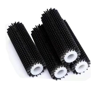 China Sustainable Customized Soft Bristle Washing Rotary Roller Carpet Brush Clean Brush for sale