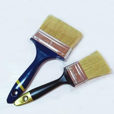 China Wholesale Plastic Paint Brushes Quality Paint Brush Bristle Wall Brush Set Handle Paint Brushes for sale