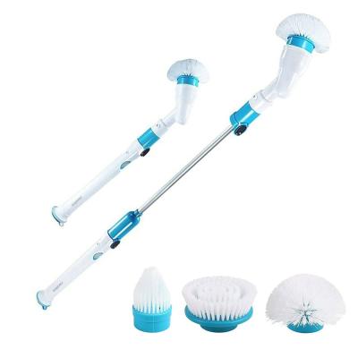 China Sustainable Electric Spin Scrubber Spinning Brush Cordless Bathroom Cleaning Brush Scrubber for sale