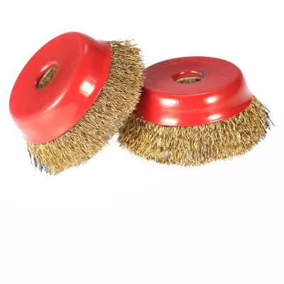 China Sustainable High Quality Dust Removal Abrasive Wheel Brush for sale