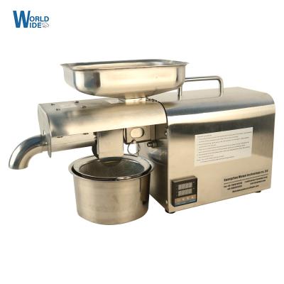 China Household Olive Oil Press Machine Palm Coconut Oil Abstract Machine Mustard Cold Pressers For Home Use for sale