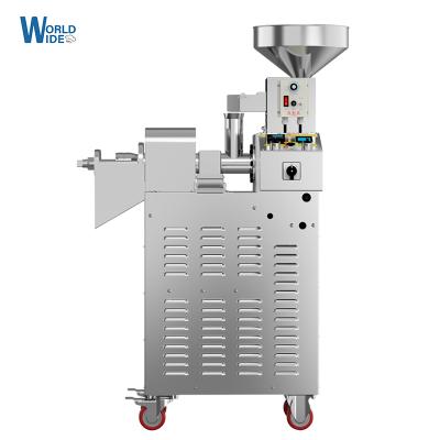 China Hot hotels and cold press machine commercial oil extraction rate peanut sesame oil press machine high price for sale