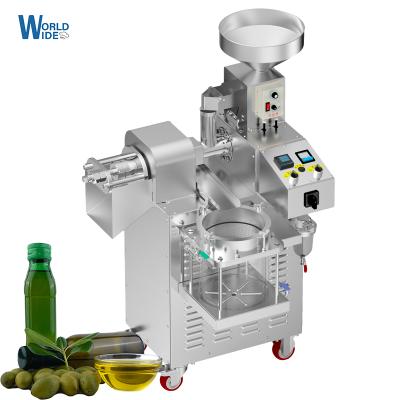 China Hotels Frying Oil Making Sunflower Hemp Seeds Cold and Hot Oil Press Peanut Soybean Oil Maker Machine for sale