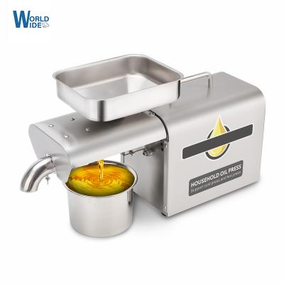 China Home Hotels Use Small Oil Press Machine Coconut Avocado Oil Press Sun Blossom Olive Oil Press Machine Cold Pressed for sale