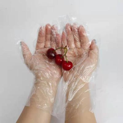 China Factory salon pe transparent blue plastic glove proof proof/food wholesale cheap hdpe oil in box hand finger household kitchen gloves for sale