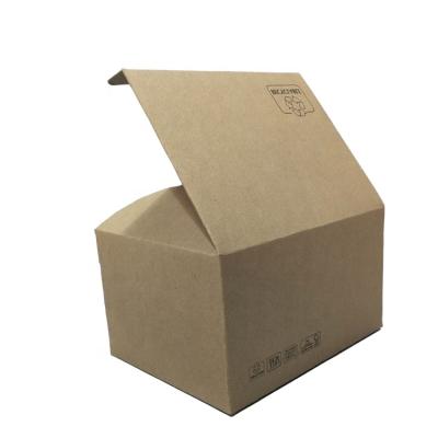 China Food Grade Recyclable Custom Paper Packaging Box For Cookies Kraft Paper Grids Chocolate Brown Boxes for sale