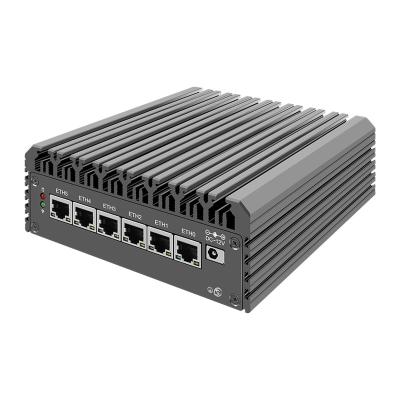 China Support Auto power on Core I7 1265U I5 1235U Firewall Router 8K Fanless Computer Server 2.5Gb I226V Industrial Mini PC For Business/Home Support AES-N for sale