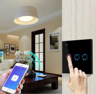 中国 Smart Home Smart Wifi System Smart Switch Smart Life Tuya Works With Alexa 220V 販売のため