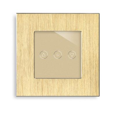 China SUM-S3D Wall Touch Switch 1/2/3 Aluminum Strip Touch Wall Wifi Smart Home UK Eu UK Eu Glass Panel Light for sale