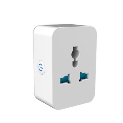 中国 Universal WIFI Socket Tuya Smart 15A Wifi Socket Remote Control Works With Alexa Google Smart Socket Universal Smart Plug 販売のため