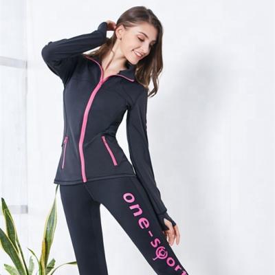 China Antibacterial ladies' running dryfit functional jacket for sale