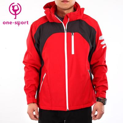 China Breathable Warm Heated Tape Seamless Sublimation Mens Soft Shell Jacket for sale