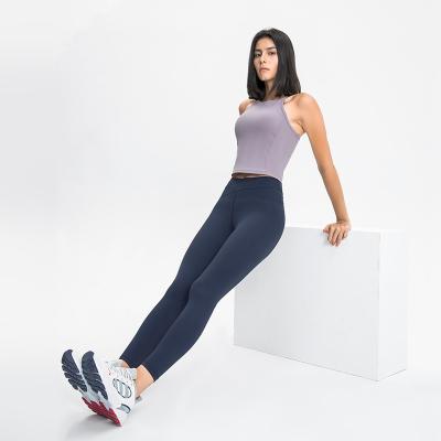 China Van de de Lift80% de Nylon Gymnastiek van het enkeluiteinde van de Leggingbeenkappen Hoge Taille 220gsm voor Dames Te koop