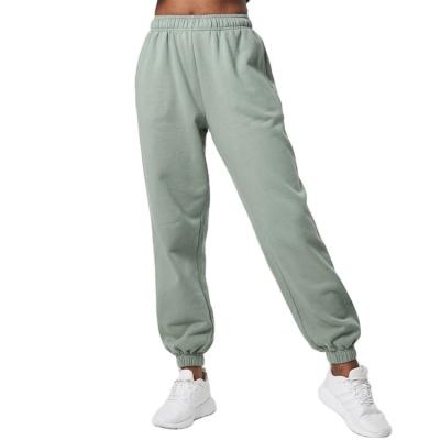 China Gym Loose Fit Elastic Waist Bottom Sportswear Joggers Women Casual Workout Pants for sale