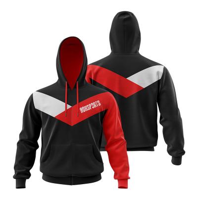 China De unisex- Ongevoerde Trui Hoodies van de Sublimatiedruk voor Sportenteam Te koop