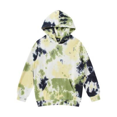 China Uitstekende Mensen Leeg Terry Tie Dye Unisex Plain Hoodies Crewneck Streetwear Te koop