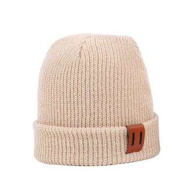 China Merino Wool Blend Rib Knit Pleated Beanies And Caps Itch Free With Private Label for sale