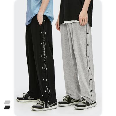 China Windproof Mens Cotton Jogger For Double Breasted Print Jogging Sweatpants for sale