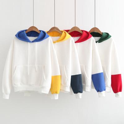 China Las sudaderas con capucha llanas unisex del bloque del multicolor de los adultos esquilan la tela en venta