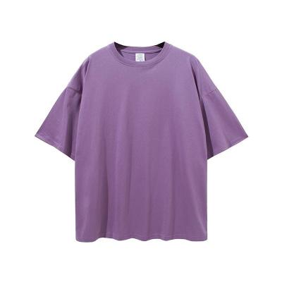 China Unisex Oversized Streetwear Drop Shoulder Blank T Shirts For Men And Women for sale