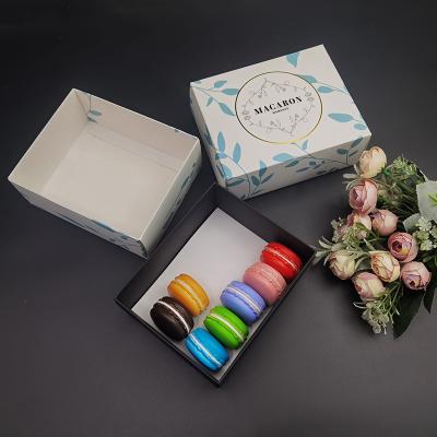 China Wholesale Recycled Materials Paper Macaron Gift Packing Box for sale