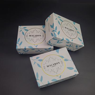 China Custom Wholesale Recycled Paper Printing Materials Macaroon Gift Packing Box for sale