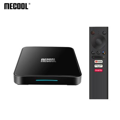 China Smart Breathing Light Wholesale MECOOL KM3 Google Certified Android 10 Amlogic S905x 4GB Ram 64GB Rom Android TV Box Set Top Box for sale