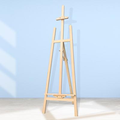 China Natural Type Easel Studio Painting Display Tripod Easel Original Painting Material Wooden Color Stand Artist Art Graphic Adjustable Sketch Free PCS for sale