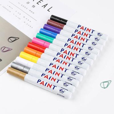 China Amazon Paint Wholesale 24 Colors Art Marker Paint for Metal Painting Glass Stone Marker Pens for sale