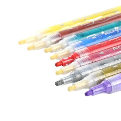 China factory manufacture oem double side marking dual multifunction art coloring marker pens set with 32 colors for sale