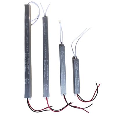 China Mini Power Supply Aluminum Housing Strip Led Slim Power Supply Light Box Strip Power Supply for sale