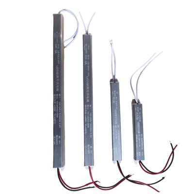 China Light Box Strip Power Supply Mini Aluminum Housing Slim Strip Led Power Supply for sale