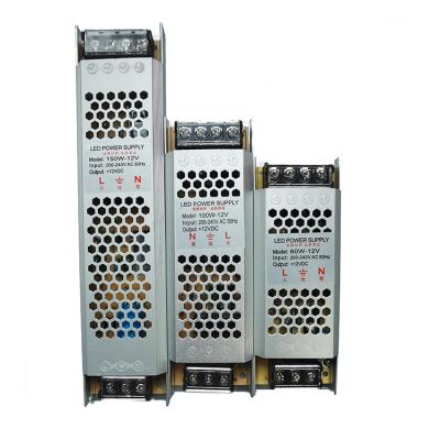 China Ultrathin Light Box Power Supply Aluminum Housing Power Supply For Advertising Indoor Light Box Power for sale