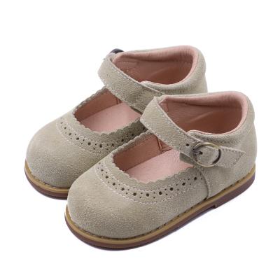 China Factory Direct Selling Lightweight Durable Breathable Suede Mary Jane Girls Princess Non-slip Soft Bottom Shoes for sale