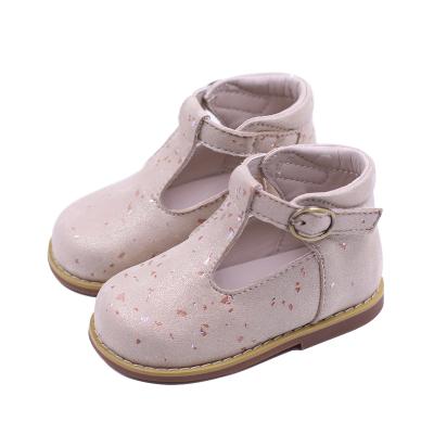 China New Anti-slippery genuine leather back to school girls light Mary Jane outsole autumn stylish shoes for sale