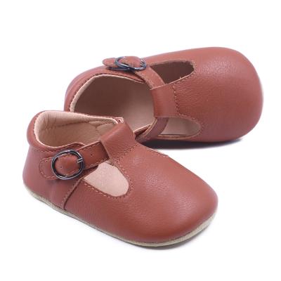 China Lightweight Classic First Walkers Baby Toddler Ballet Leather Baby Shoes for sale