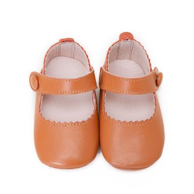 China Lightweight Classic Babies Love Mary Jane Leather Dress Girls Baby Flat Shoes for sale