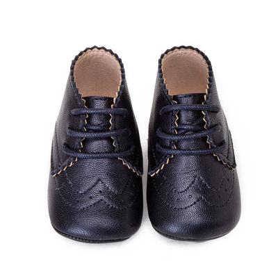 China Wholesale Light Style Newborn Baby Cow Ankle Boots Boys Shoes Leather Boots for sale