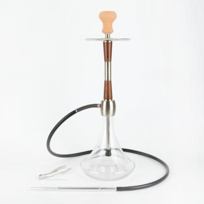 China New Design Stainless Steel Hookah Shisha Wooden Hookah High Quality Customized Hookah for sale