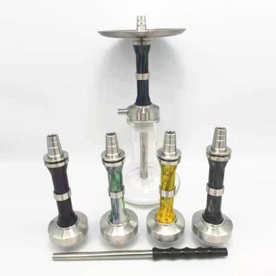 China Wholesale High Grade Stainless Steel Hookah Resin Hookah Stem Resin Shisha Stainless Steel Shisha for sale