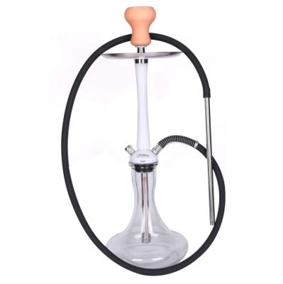 China Stainless Steel Glass and Hubbly-Sparkling Stainless Steel Nargileh Kit Nylon Stainless Steel Metal Shisha for sale