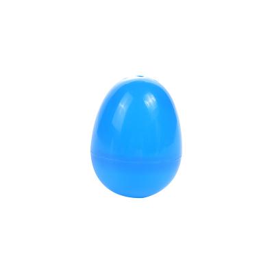 China Hot Selling 6*4.5 Color Easter Egg Plastic Suction Plastic Shells Open Printed Easter Eggs for sale