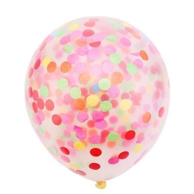 China Amazon wedding hot selling 12 inch rose gold confetti latex balloon for wedding party decoration for sale