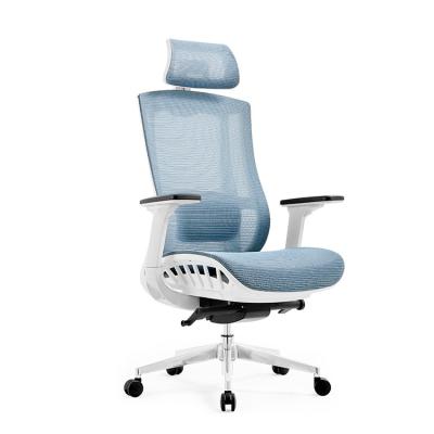 China New Model Comfortable Nylon Mesh Ergonomic Chair Swivel Mesh Office Rotation Chair for sale